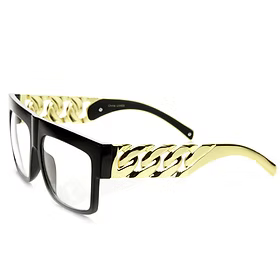 Cuban Link Glasses (Plastic)